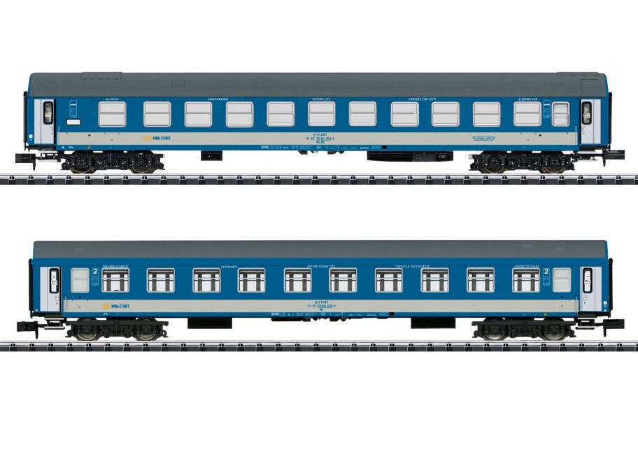 Minitrix 18253 2-Set Wagen "EC Venezia" Ep. V MÁV-START  Teil 2