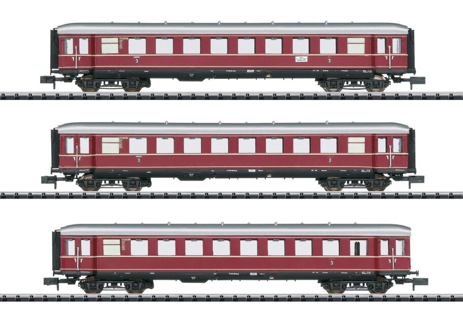 Minitrix 15405 3-Set Wagen "Die roten Bamberger" Ep. III DB Teil 1