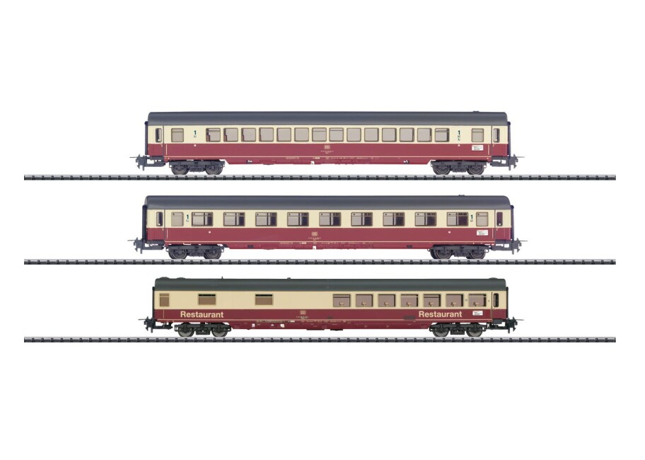 Trix Express 31164 3-Set Schnellzugwagen "IC 690 Hohenstaufen" Ep. IV DB