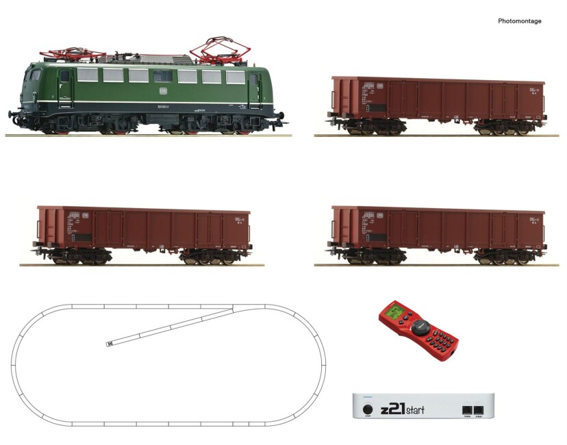 Roco 51330 Startpackung BR 140 mit Güterzug DB