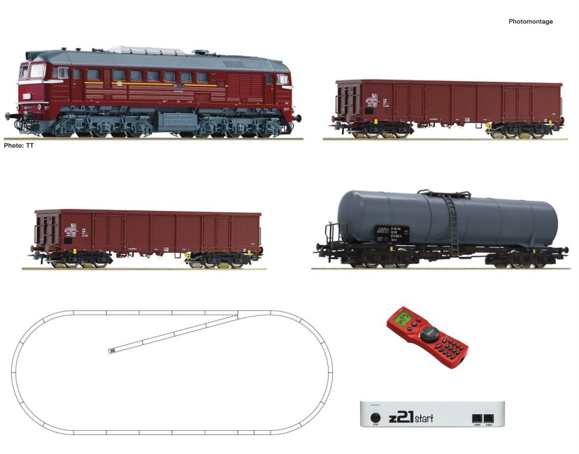 Roco 51331 Startpackung BR 120 mit Güterzug DR