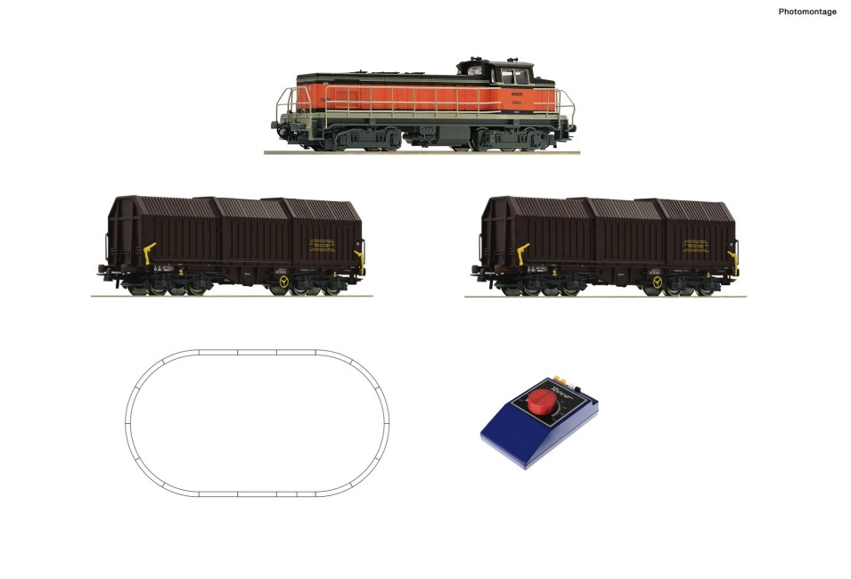 Roco 51335 Startpackung BB 63000  mit Güterzug SNCF