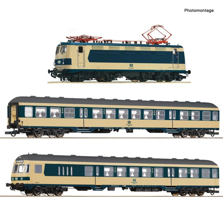 Roco 61483 3-Set BR 141 Karlsruher Zug Ep. IV DB