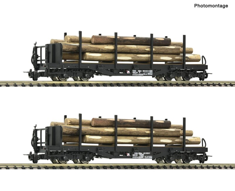 Roco 34582 2-Set Rungenwagen Ep. IV-V ÖBB