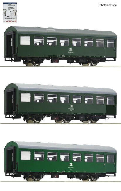 Roco 74071 3-Set Rekowagen Ep. IV DR