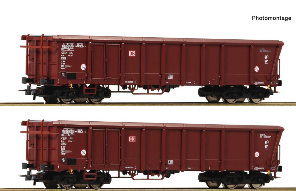 Roco 76014 2-Set Rolldachwagen Ep. V-VI DB AG