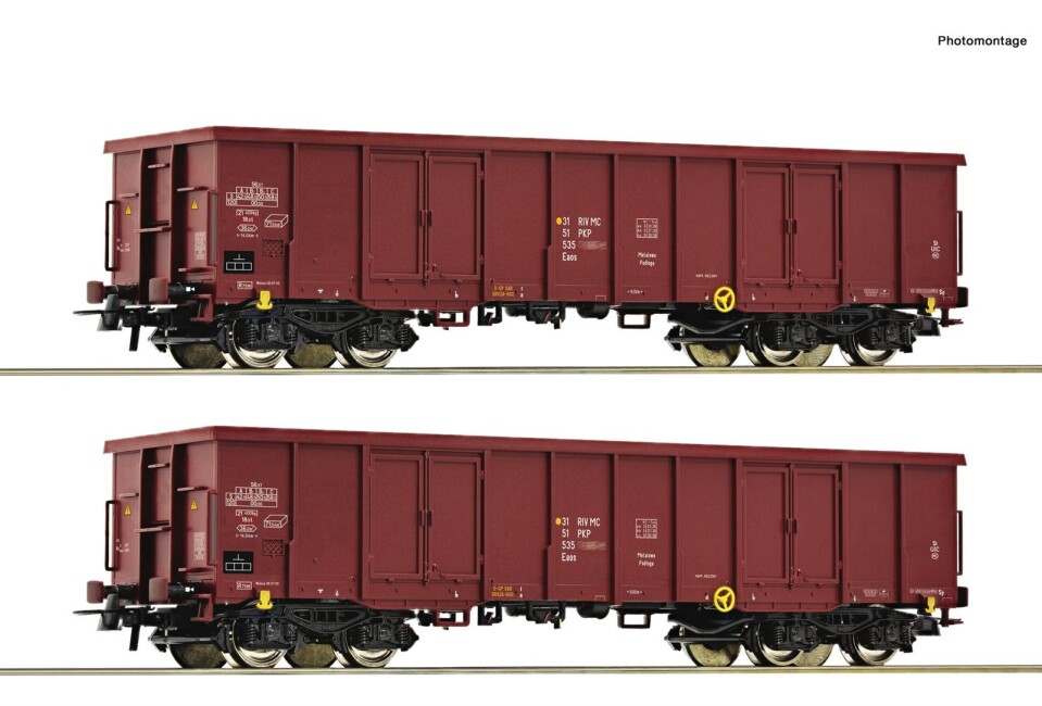 Roco 76038 2-Set Güterwagen Ep. V PKP