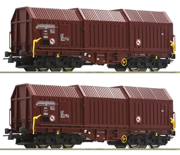 Roco 76042 2-Set Teleskophaubenwagen Ep. IV DR