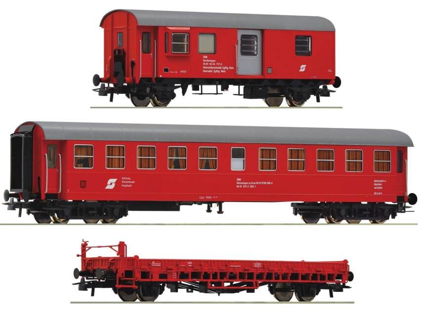 Roco 76050 3-Set Bauzug Ep. V ÖBB