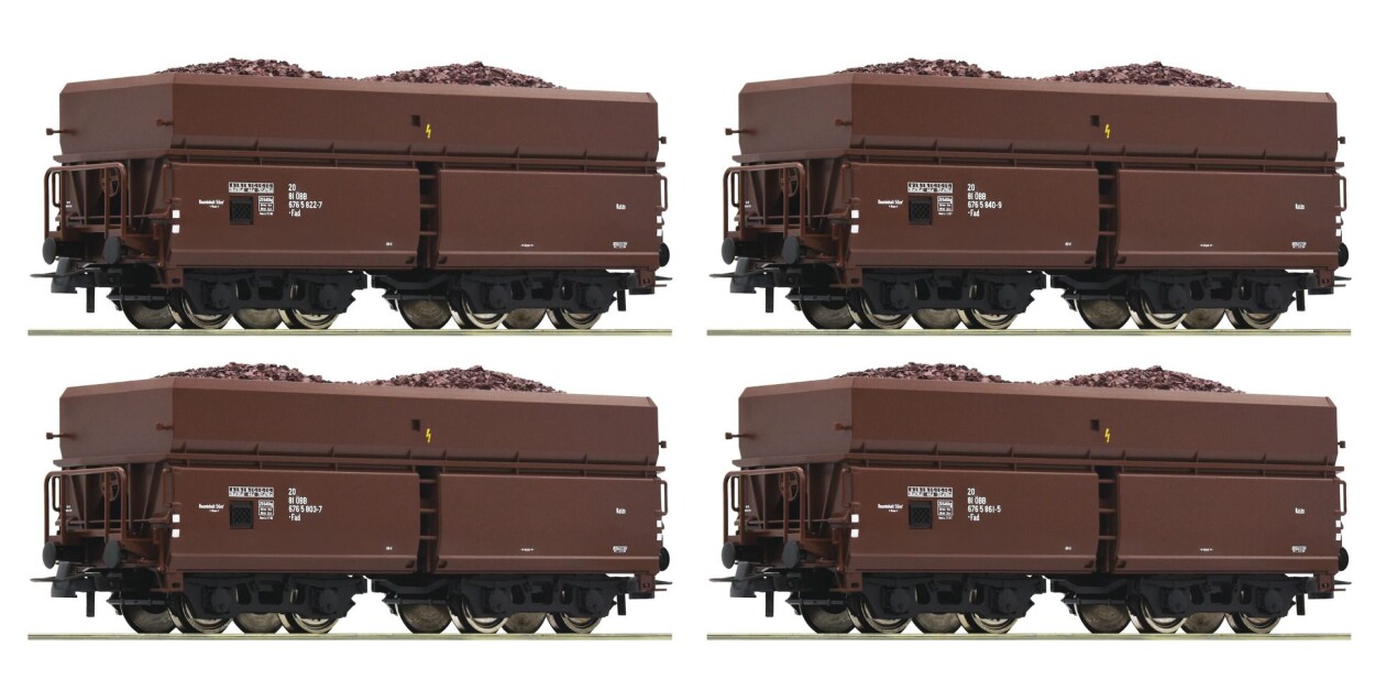 Roco 76063 4-Set Erzwagen Ep. III-IV ÖBB