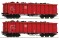 Roco 76726 2-Set Offene G&uuml;terwagen Ep. VI DB AG