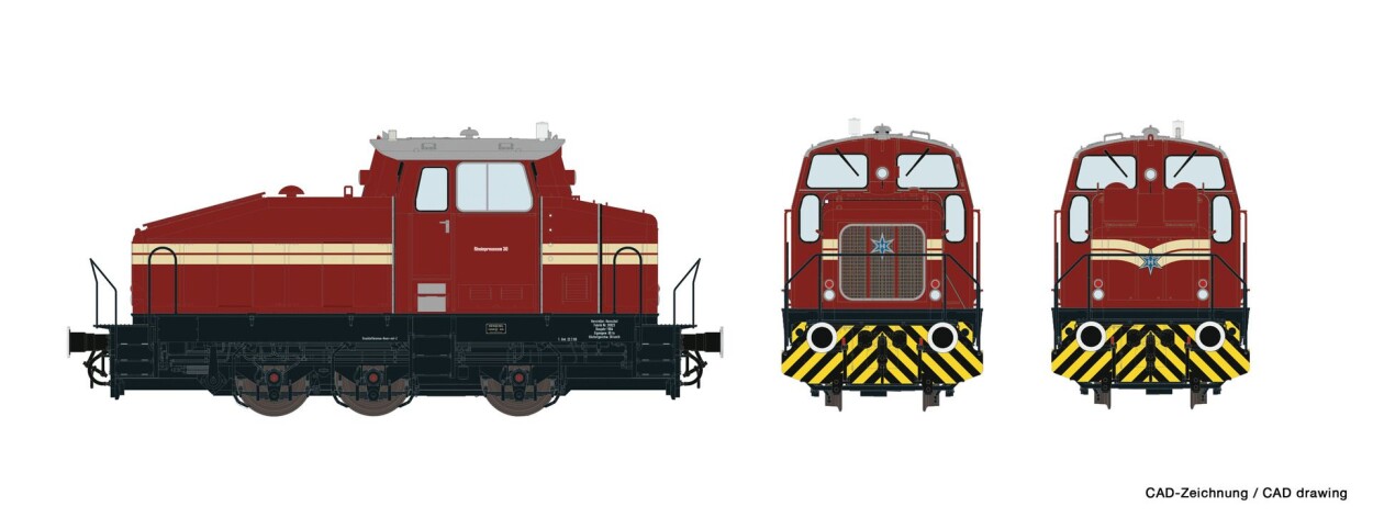 Roco 78178 DHG 500 Diesellok Ep. IV Schachtanlage Rheinpreußen Digital AC