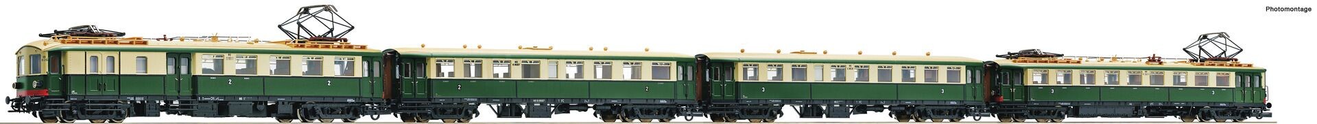 ROCO COFFRET 4 éléments TEE RAm "EDELWEISS" SBB 63120 DIGITAL SON NEUF