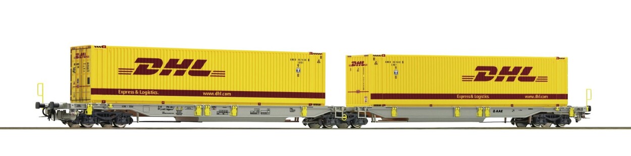 Roco 76421 Doppeltaschen-Gelenkwagen "DHL", Ep. VI AAE