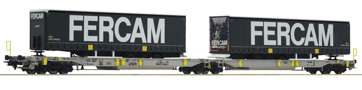 Roco 76435 Doppeltaschen-Gelenkwagen "FERCAM", Ep. VI AAE