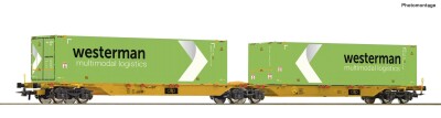 Roco 76631 Container-Doppeltragwagen...