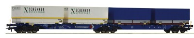 Roco 76633 Container-Doppeltragwagen Ep. IV-V Kombiwaggon
