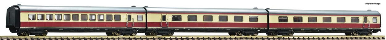 Fleischmann 741006 3-Set Ergänzungswagen „Alpen-See-Express“, Ep. IV DB