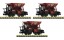 Fleischmann 822706 3-Set G&uuml;terwagen Ep. II DRG