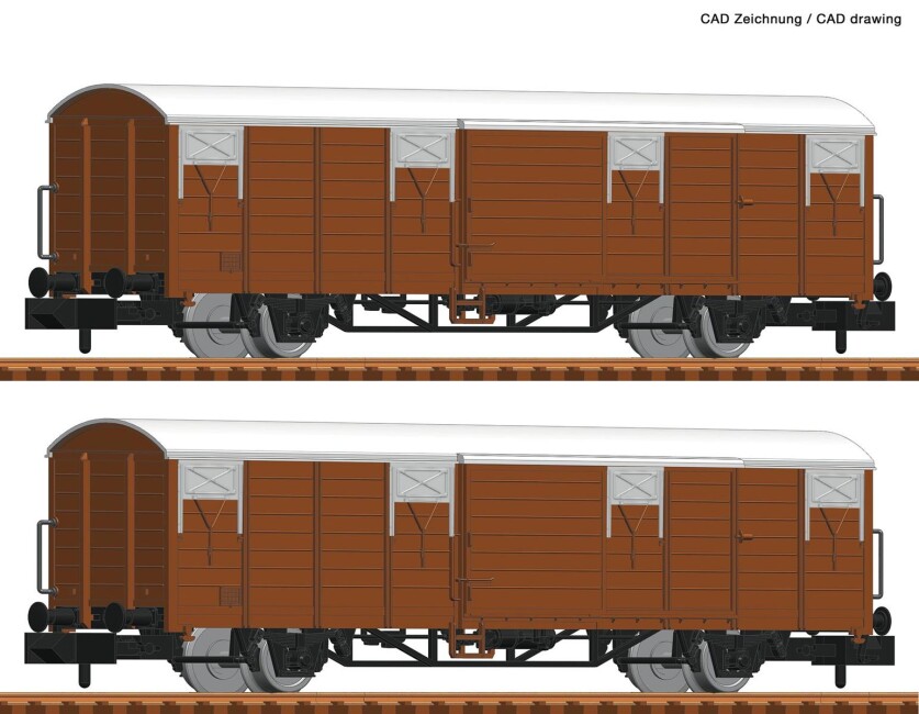 Fleischmann 826210 2-Set Güterwagen Ep. IV DR