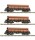 Fleischmann 826702 3-Set Flachwagen Ep. VI DB AG