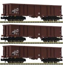 Fleischmann 828347 3-Set G&uuml;terwagen Ep. IV DR