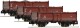 Fleischmann 820530 3-Set G&uuml;terwagen Ep. III DB