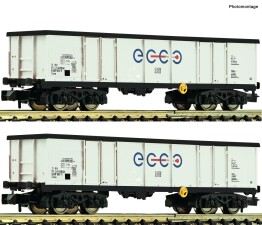 Fleischmann 841014 2-Set G&uuml;terwagen  Ep. VI Ecco Rail