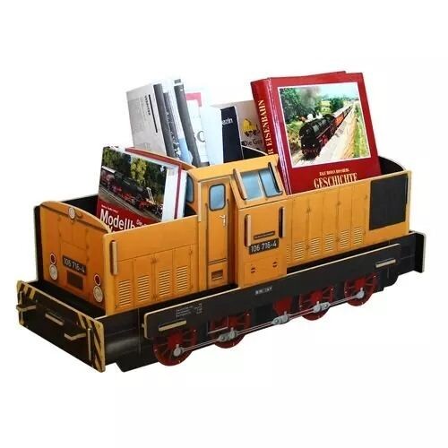 Werkhaus WH2099 Zeitschriften-/Bücherständer Diesellok V60 "Goldbroiler"