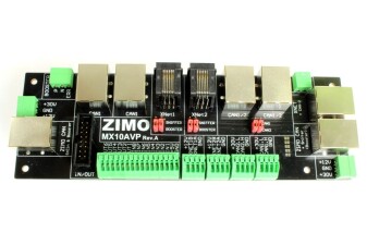 ZIMO MX10AVP MX10 Anschlu&szlig;- und Verteilplatine