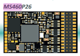 ZIMO MS460P26 Stereo-Sounddecoder Multiprotokoll DCC,...