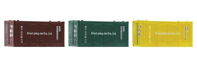 Fleischmann 910220 3-Set 20&rsquo;Container