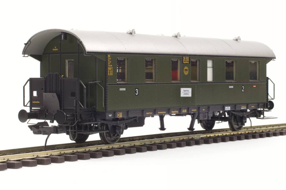 Lenz 41112-01 Donnerbüchse BCi-28 2./3. Kl. Ep. II DRG RAL6008