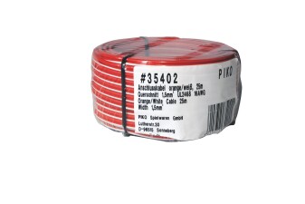 PIKO 35402 Kabel orange/wei&szlig; 25m