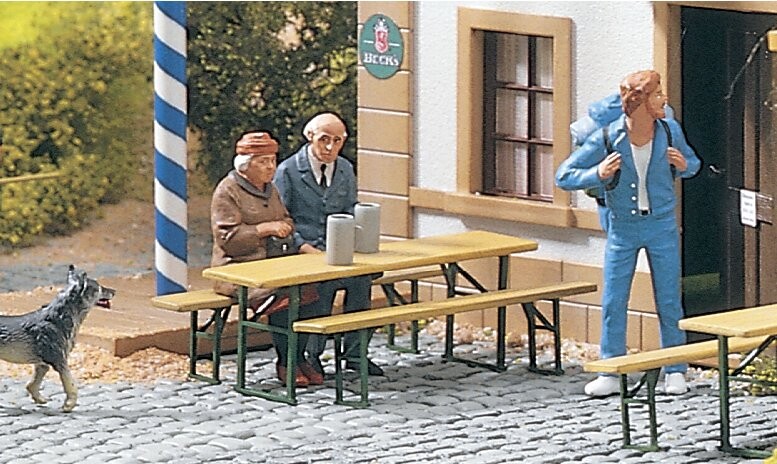 PIKO 62282 Gartenbänke & Biergarten-Garnituren