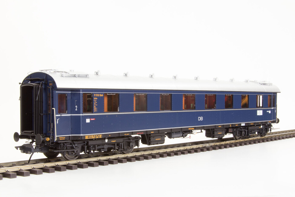 Lenz 41250-04 FD-Zug Wagen Gr. 29, 2. Kl. AB4üe-28, blau, Nr2
