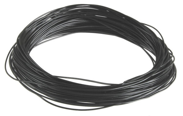 fischer-modell 40130058-10 10m Decoderlitze schwarz d=0,45mm / 0,037mm² hochflexibel