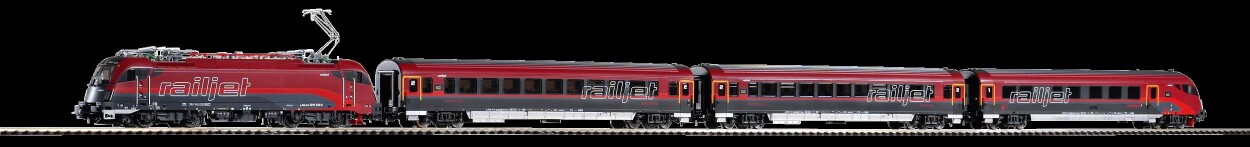 PIKO 58132 Rh 1216 + 3 Wagen Ep. VI ÖBB Digital AC