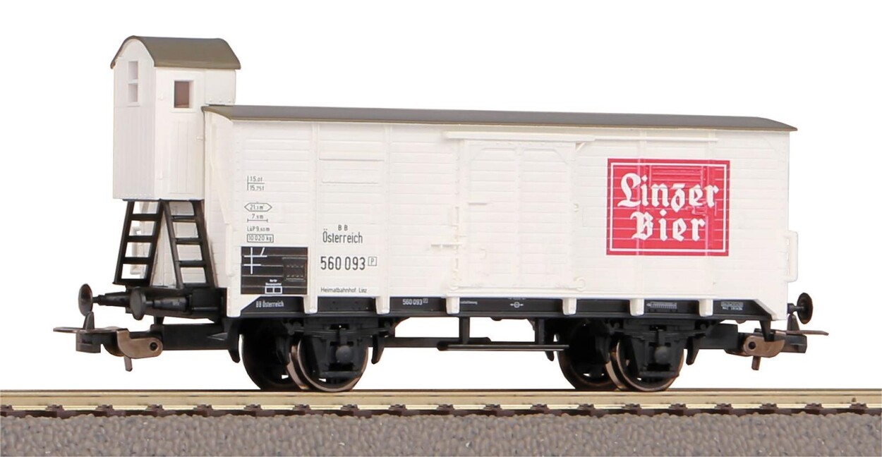 PIKO 58947 Gedeckter Güterwagen G02 "Linzer Bier", Ep. III ÖBB