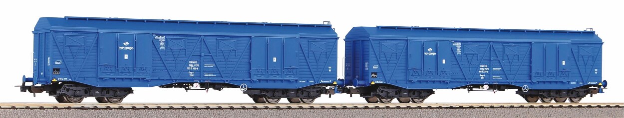 PIKO 58375 2-Set Güterwagen Ep. VI PKP