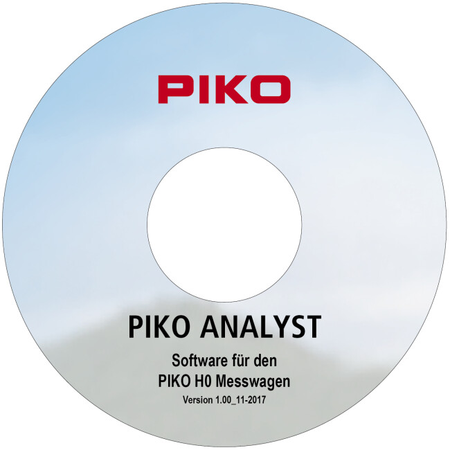 PIKO 55051 Software, für PIKO H0 Messwagen 55050 (CD-ROM) "PIKO Analyst"