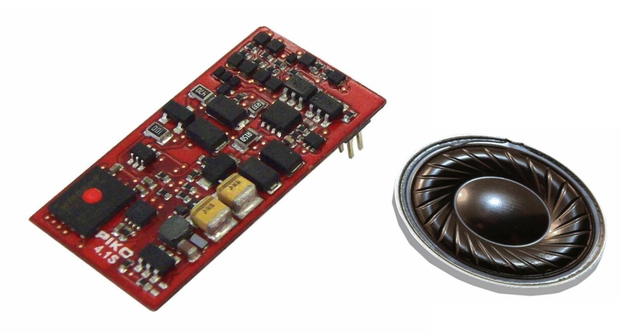 PIKO 56425 Smartdecoder 4.1 Sound, mit Lautsprecher, für V 200 ohne Schalldämpfer