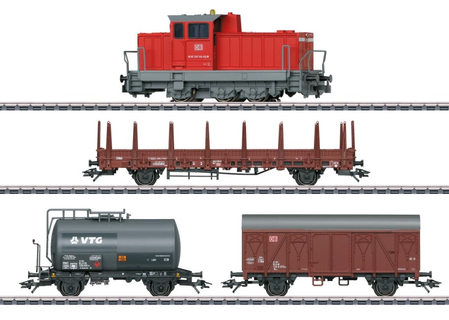 Märklin 29469 Sart-Set DHG 700 und 3 Güterwagen, Ep. VI DB AG Sound