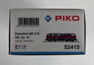 PIKO 52415 BR216 Diesellok Ep. IV DB