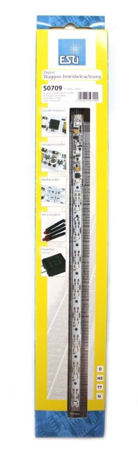 ESU 50709 Digital Waggon-Innenbeleuchtung 11 LEDs gelb H0, N, TT