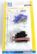 ESU 51804 Servoantrieb, Miniaturservo, Kunststoffgetriebe, mit Microcontroller, 30cm Kabel, Befestigungsmaterial