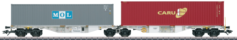 Märklin 47811 Doppel-Containertragwagen Sggrss 80 Ep. VI AAE
