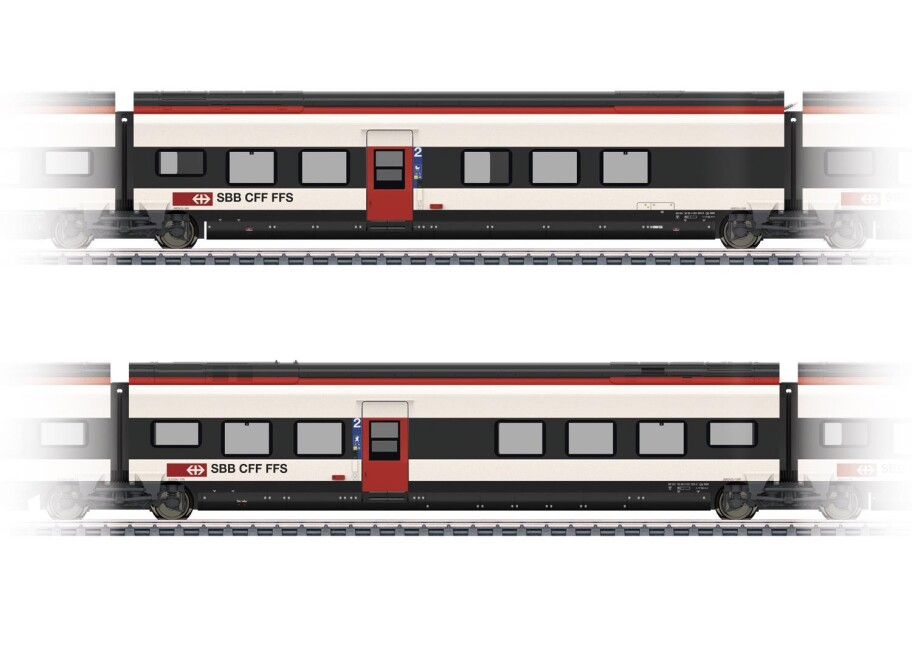 Märklin 43463 2-Set Ergänzungswagen 1. Kl. "Giruno" Ep. VI SBB