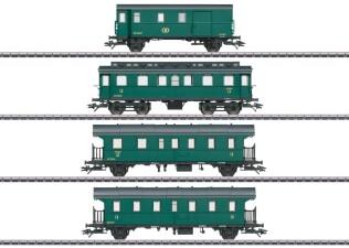 M&auml;rklin 43054 4-Set Personenwagen 2./3. Kl. Ep. III...