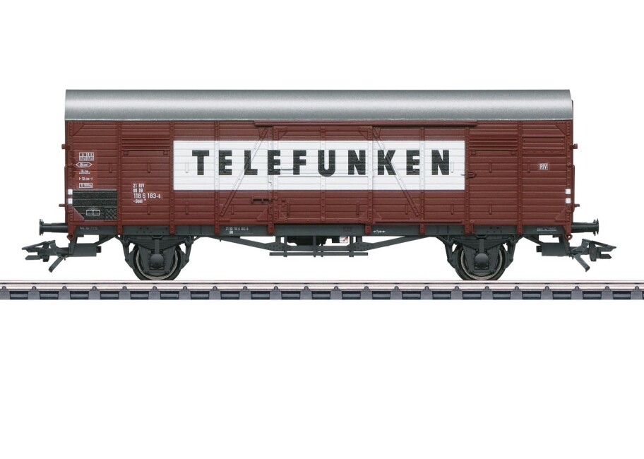 Märklin 46169 Gedeckter Güterwagen Gbkl Telefunken Ep. IV DB